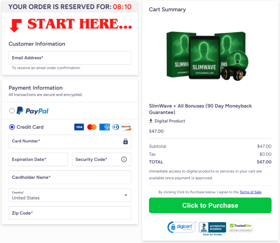 SlimWave Secured Page